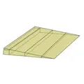 ROCKWOOL ROCKFALL vonalralejtő elemek lejtési sémájának 3D-s illusztrációja.
