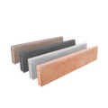 Barabás beton sorszegély kövek barna, grafit, szürke és piros színben.
