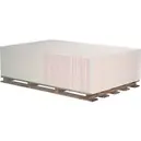 Gipszkarton építőlemezek közelről, sima felülettel és precíz szerkezettel építkezéshez.