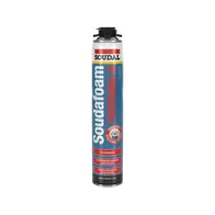 Soudal Soudafoam Gun Professional 60 pisztolyhab 750 ml-es aeroszolos flakon elölnézetben.