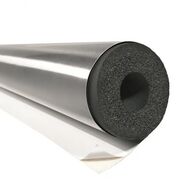 NMC Insul-Tube Cover Silver alukasírozott zárt cellás csőhéj önragasztó átlapoló csíkkal.