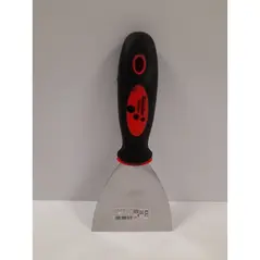 Schuller Kai 2K 100 mm-es rozsdamentes festőspatulya álló helyzetben.