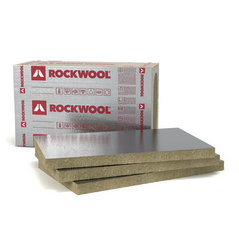 Rockwool Techrock ALS kőzetgyapot lemezek a gyári csomagolás előtt.