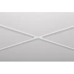 Süllyesztett kazettás álmennyezet T24 tartóbordás illesztése.