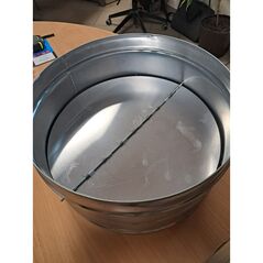 Alnor DAOS-250 visszacsapószelep rugós zárómechanizmusa és belső tömítése.
