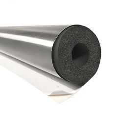 NMC Insul-Tube Cover Silver alukasírozott zárt cellás csőhéj önragasztó átlapoló csíkkal.