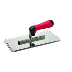 Schuller Stan Karo 2K Pro 8×8 mm-es fogazott glettelő piros-fekete markolattal.