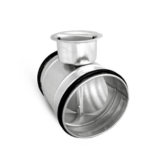 Alnor DASL-355 kézi mozgatású pillangószelep emelt nyakkal és EPDM gumitömítéssel.