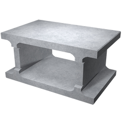 SW Umwelttechnik beton zsaluzóelem 3D termékmodellje.