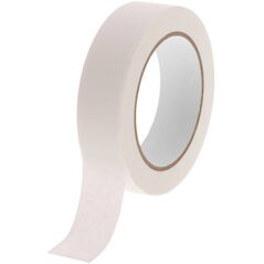 Lehangolt végű, 30 mm széles papír festőszalag tekercs.