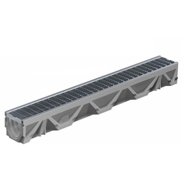Komplett hálós rácsos folyóka 3D látványterve.
