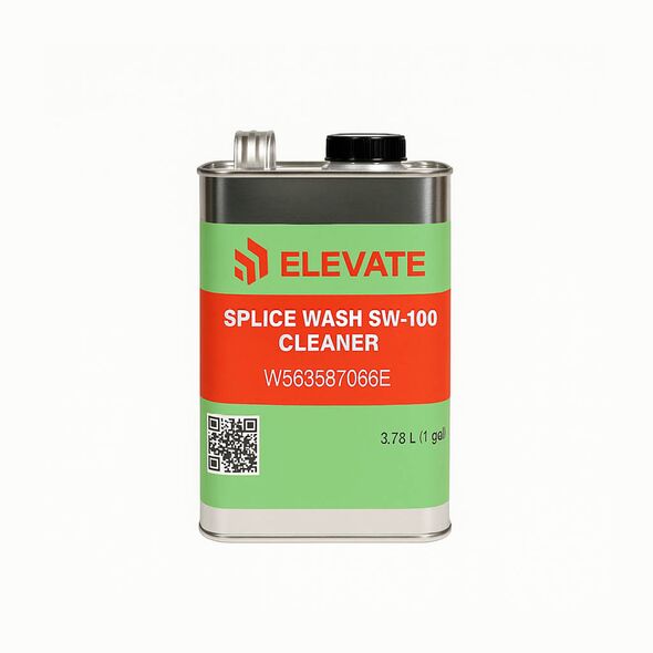 Elevate Splice Wash SW-100 fémkannás EPDM lemosó enyhén felülnézetből.