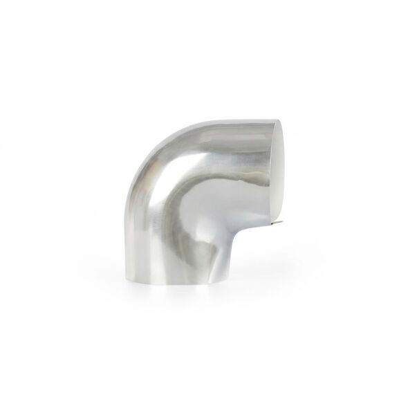 TTM Isolpak Alu fémfényű csőív szigetelő védőidom oldalnézetben.