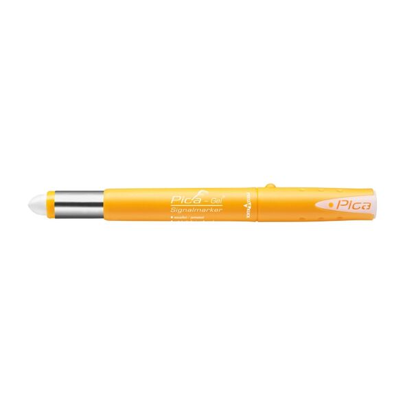 Pica-Gel 8080 jelölőmarker kupak nélkül, tekerős mechanizmussal.