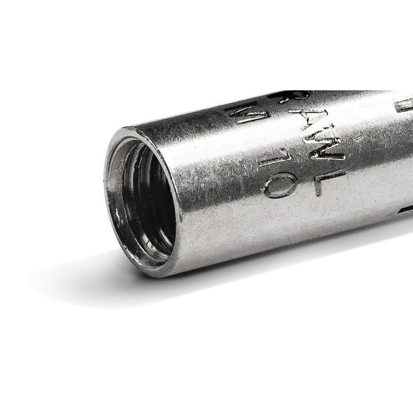 Rawlplug R-DCA M10-es beütőék belső menete és jelölése közeli képen.