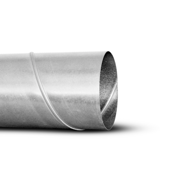 Alnor SPR-Z-SMO spirálkorcolt légtechnikai csővég stúdiófelvétele.